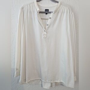 GAP white denim tunic